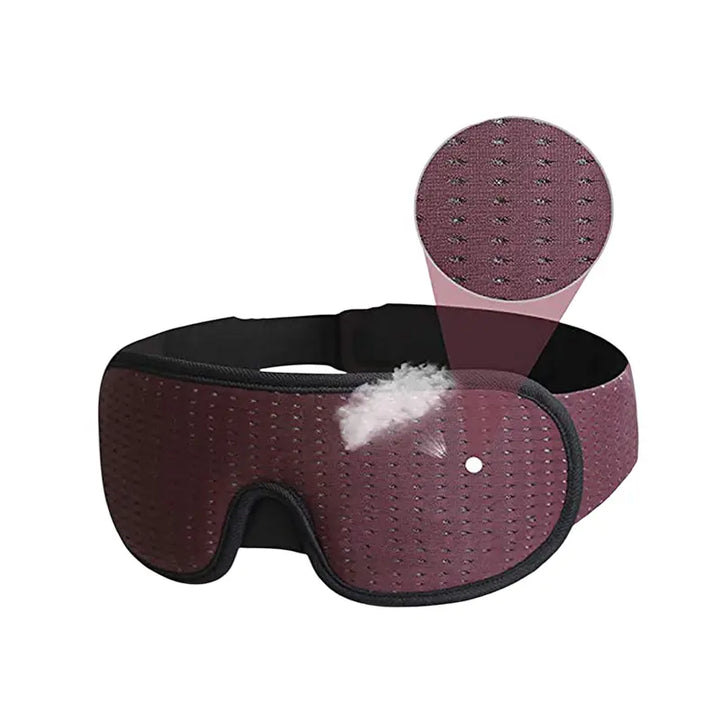 Masque de sommeil ergonomique 3D Confort Élite