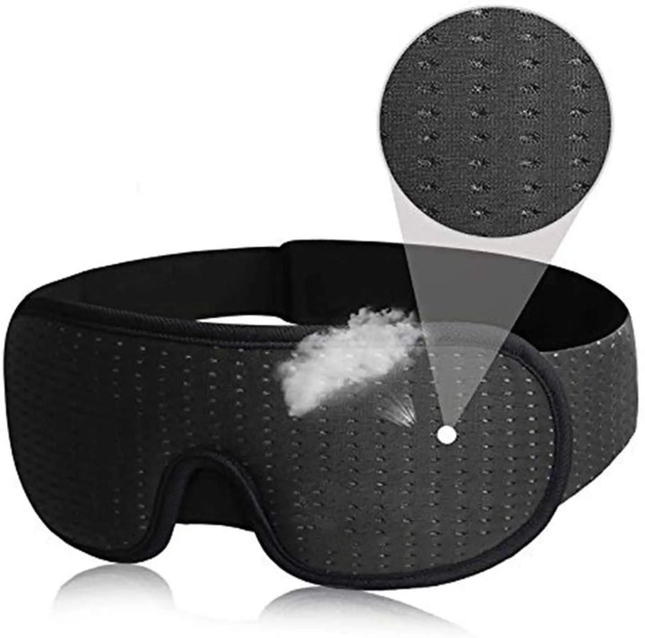 Masque de sommeil ergonomique 3D Confort Élite