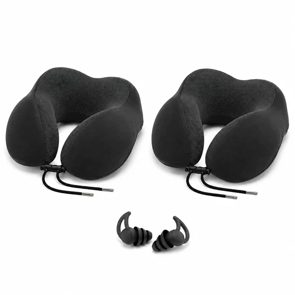 2 coussins de voyage — Bouchons d’oreilles offerts